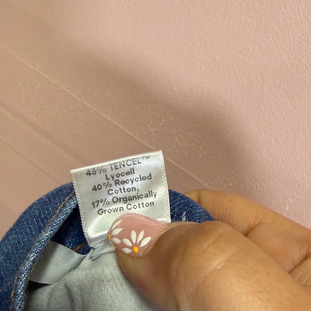 Reformation Cynthia Button Fly High Rise Straight - Picture 7 of 7